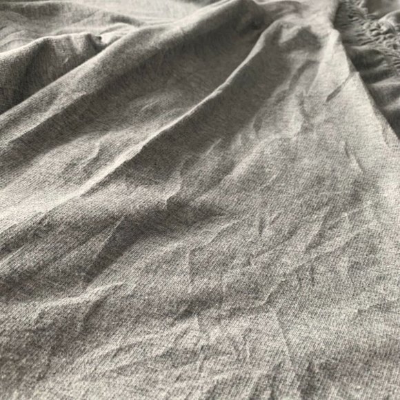 Revolve Free People FP Movement Circuit Tunic Grey Cotton Smocked Sweatshirt L - Picture 13 of 14